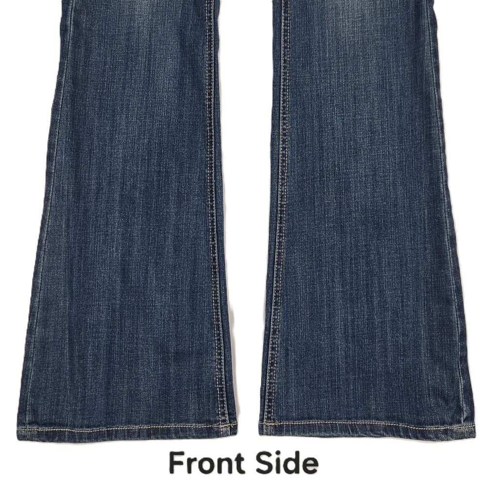 Cello Women Preppy Embroidered Bootcut Jeans Size 9 Mid Wash Y2K - Picture 8 of 15